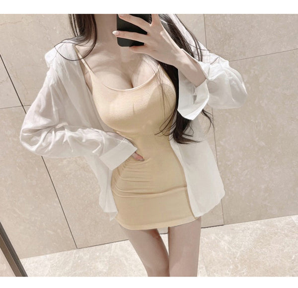 Korean Autumn New Arrival - Chic Bodycon Cami Dress